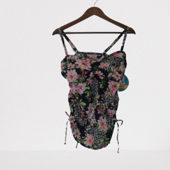 Swim Solutions Juliet Floral Underwire Tankini - Picture 3 of 5